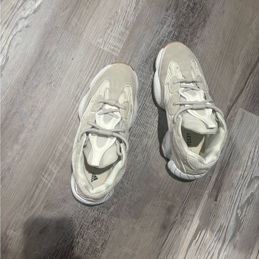 Adidas Cream and White Mesh Sneakers - Picture 6 of 7